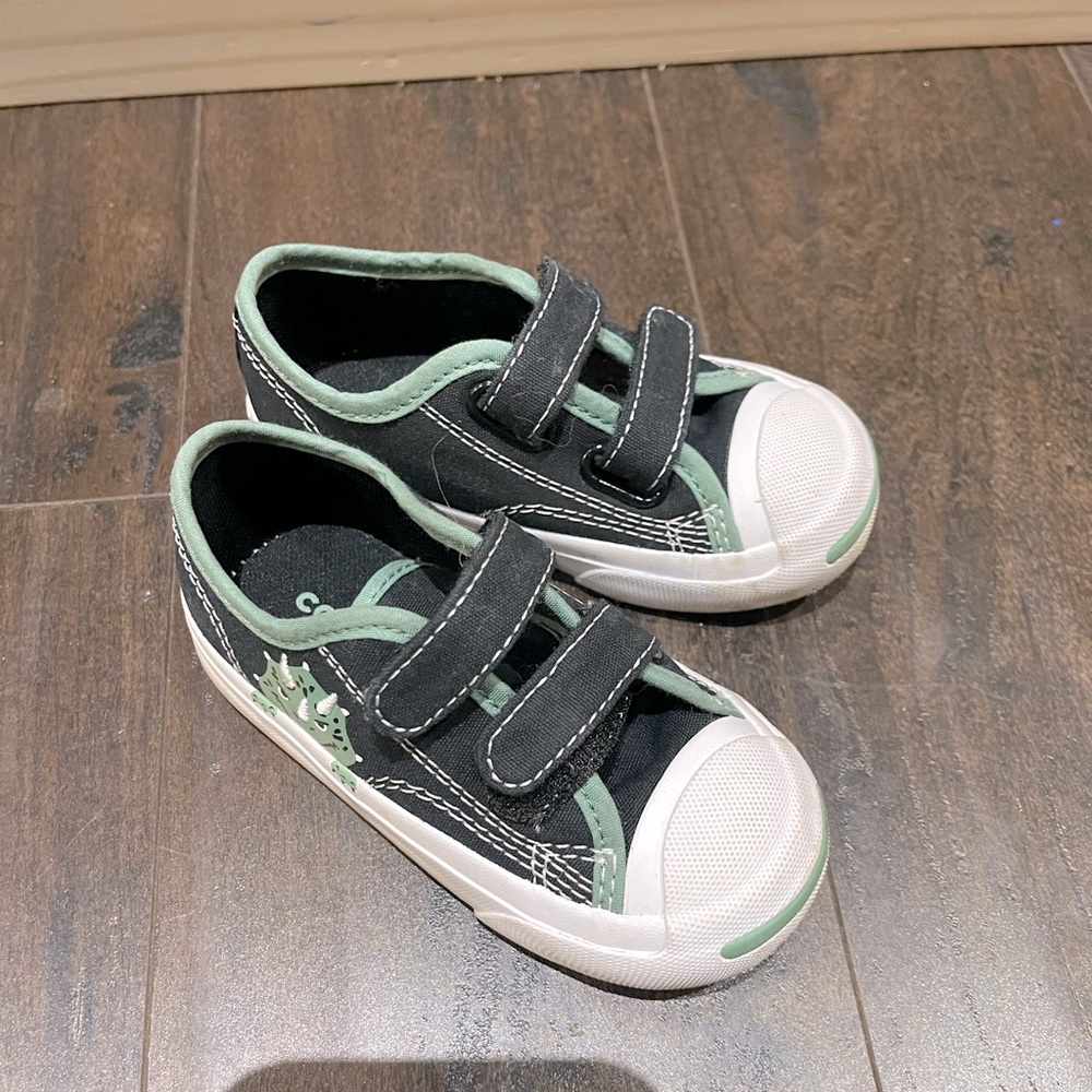Converse Jack Purcell Black toddler shoes size 6c